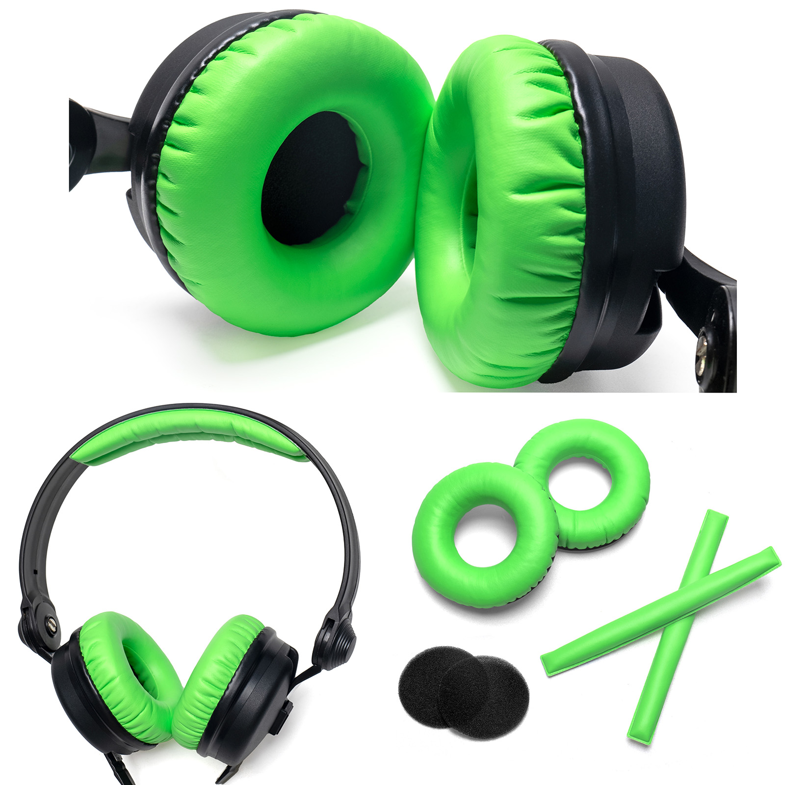 Sennheiser Headphone Hd 25 - Kunstleder-Ersatz-Ohrpolster für Sennheiser HD25, HD25-II, HD25SP,