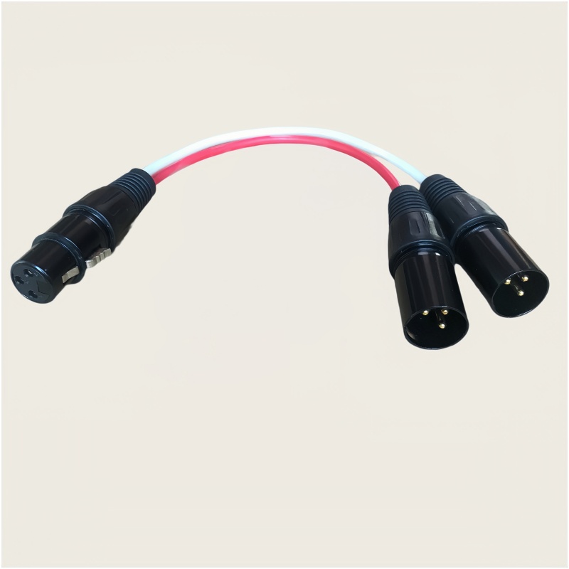 Audio XLR Y-Splitter (4 Ausfüh – Audio Splitter Y Bewertung und Preis