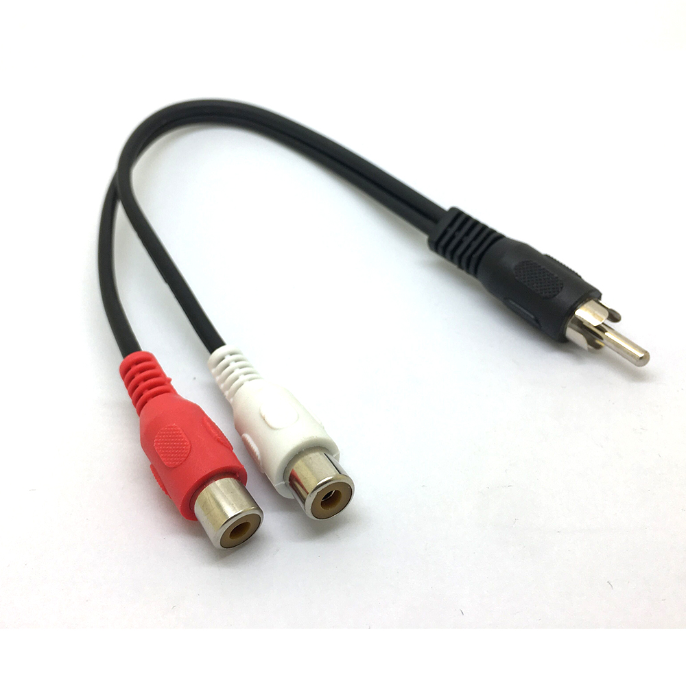 1 RCA-Stecker Mono auf 2 RCA-B – Audio Splitter Y Bewertung und Preis